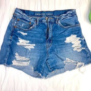 Denim American eagle shorts